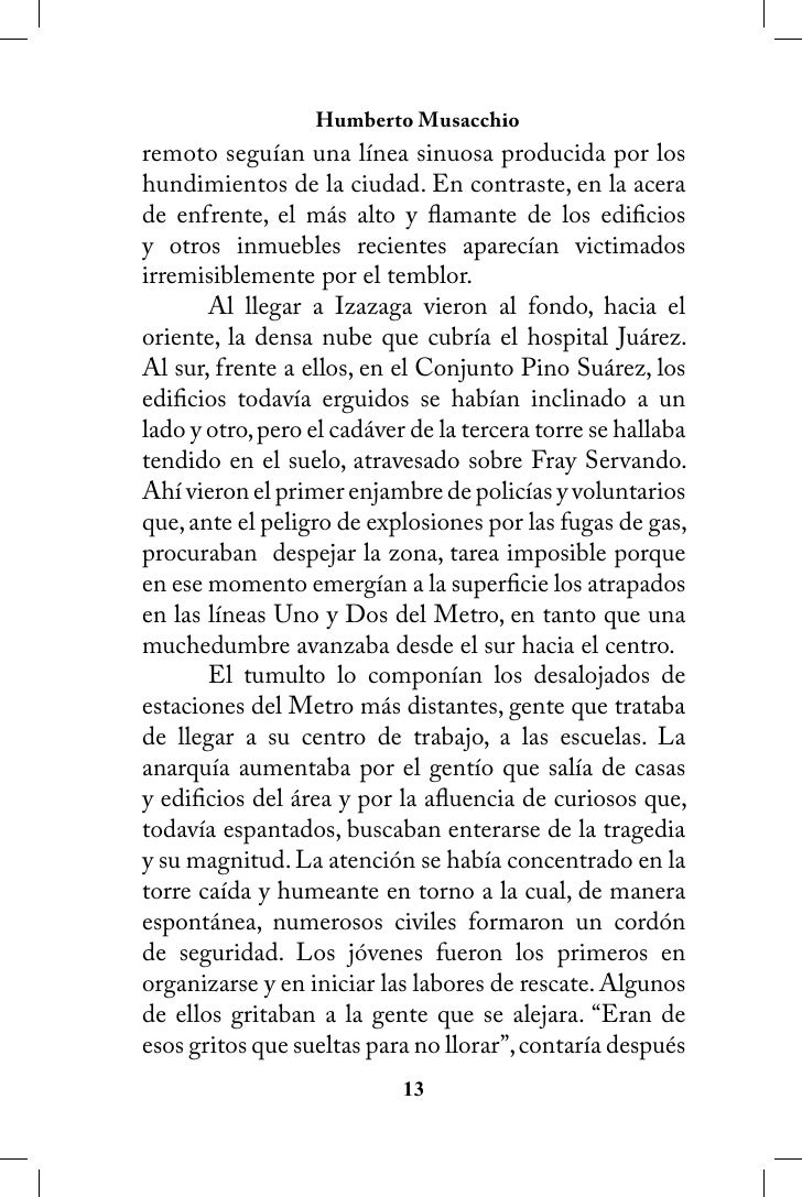 humberto musacchio ciudad quebrada